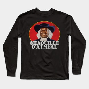 Shaquille Oatmeal meme Long Sleeve T-Shirt